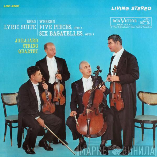 / Alban Berg , Anton Webern  Juilliard String Quartet  - Lyric Suite / Five Pieces, Opus 5 / Six Bagatelles, Opus 9