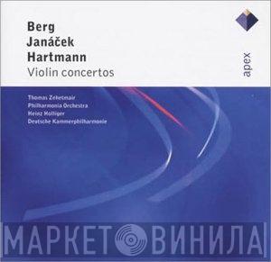 / Alban Berg / Leoš Janáček - Karl Amadeus Hartmann , Thomas Zehetmair , Heinz Holliger , Philharmonia Orchestra  Deutsche Kammerphilharmonie Bremen  - Violin Concertos