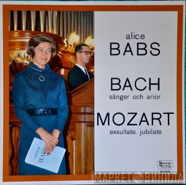, Alice Babs , Johann Sebastian Bach  Wolfgang Amadeus Mozart  - Sånger Och Arior / Exsultate, Jubilate