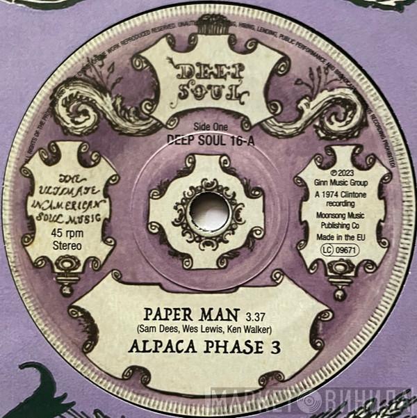 / Alpaca Phase III  Sam Dees  - Paper Man / False Alarms