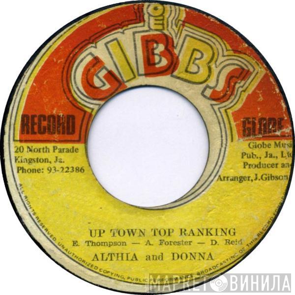 / Althea & Donna  The Mighty Two  - Up Town Top Ranking / Calico Suit