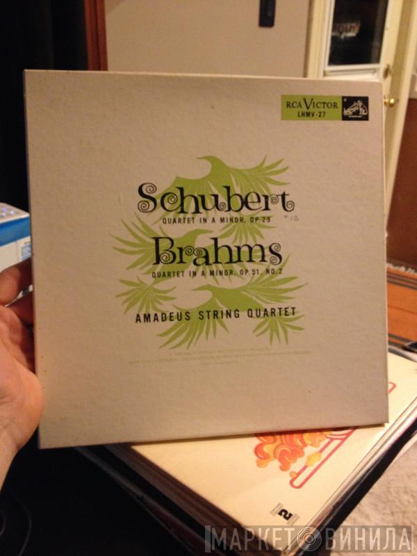 , Amadeus-Quartett , Franz Schubert  Johannes Brahms  - Quartet In A Minor, Op. 29 / Quartet In A Minor, Op. 51, No. 2
