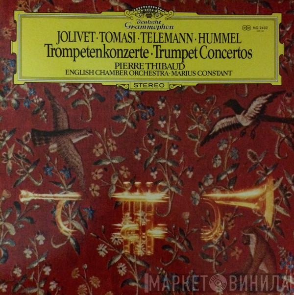 , André Jolivet , Henri Tomasi , Georg Philipp Telemann , Johann Nepomuk Hummel , Pierre Thibaud , English Chamber Orchestra  Marius Constant  - Trompetekonzerte / Trumpet Concertos