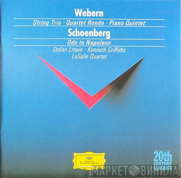 , Anton Webern - Arnold Schoenberg  Lasalle Quartet  - String Trio - Quartet Rondo - Piano Quintet / Ode to Napoleon