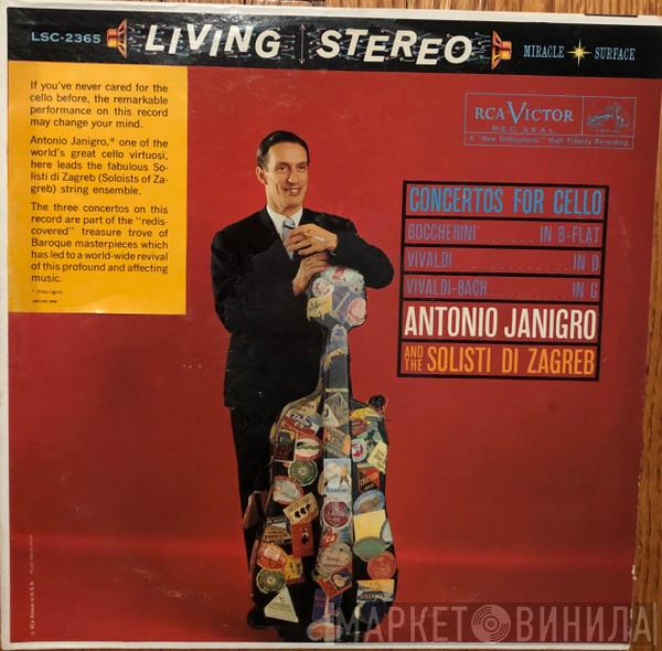 , Antonio Janigro / Zagrebački Solisti / Luigi Boccherini / Antonio Vivaldi · Antonio Vivaldi  Johann Sebastian Bach  - Concertos For Cello