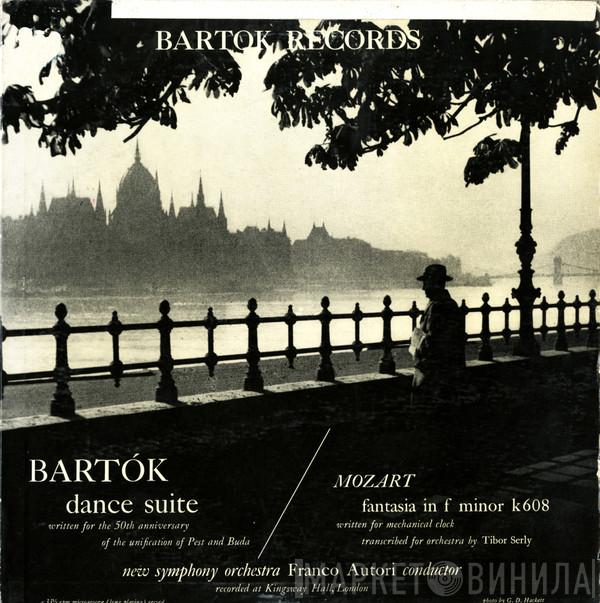 , Béla Bartók - Wolfgang Amadeus Mozart , The New Symphony Orchestra Of London  Franco Autori  - Dance Suite / Fantasia, K. 608