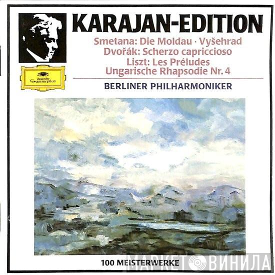 : Bedřich Smetana : Antonín Dvořák : Franz Liszt , Herbert von Karajan  Berliner Philharmoniker  - Die Moldau · Vyšehrad / Scherzo Capriccioso / Les Préludes · Ungarische Rhapsodie Nr. 4