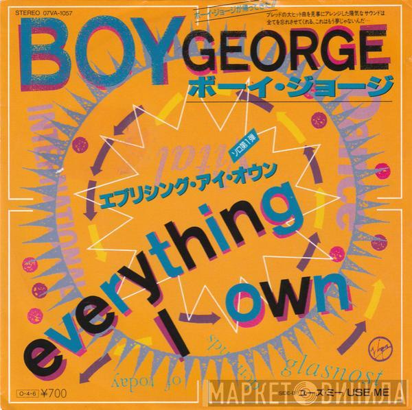 = Boy George  Boy George  - Everything I Own = エブリシング・アイ・オウン