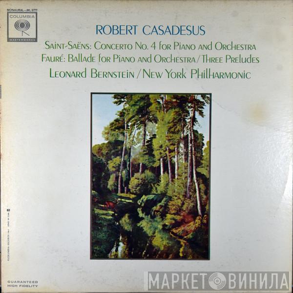 / Camille Saint-Saëns , Gabriel Fauré  Robert Casadesus  - Concerto No. 4 For Piano And Orchestra / Ballade For Piano And Orchestra