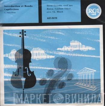 , Camille Saint-Saëns Met David Oistrach O.L.V. Boston Symphony Orchestra  Charles Munch  - Introduction Et Rondo / Capriccioso