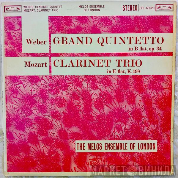 , Carl Maria von Weber , Wolfgang Amadeus Mozart  Melos Ensemble Of London  - Grand Quintetto In B Flat / Trio In E Flat (Kegelstatt Trio)