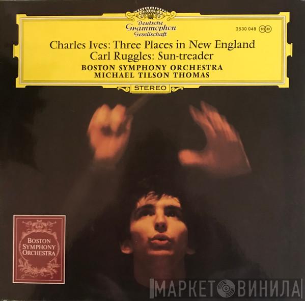 / Charles Ives - Carl Ruggles , Boston Symphony Orchestra  Michael Tilson Thomas  - Three Places In New England / Sun-treader