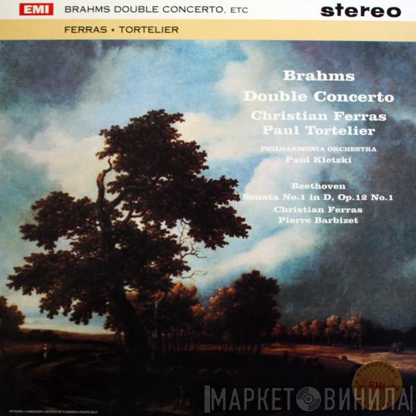 , Christian Ferras , Paul Tortelier , Paul Kletzki , Pierre Barbizet / Johannes Brahms  Ludwig van Beethoven  - Double Concerto / Sonata No.1 In D, Op.12 No.1