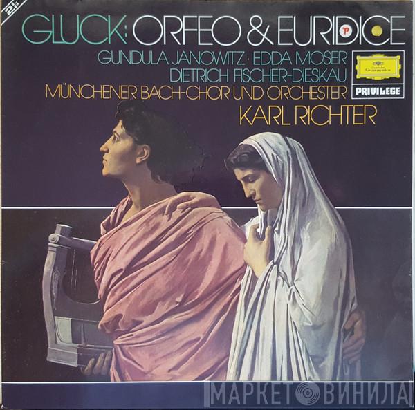 — Christoph Willibald Gluck , Gundula Janowitz , Edda Moser , Dietrich Fischer-Dieskau , Münchener Bach-Chor / Münchener Bach-Orchester  Karl Richter  - Orfeo & Euridice