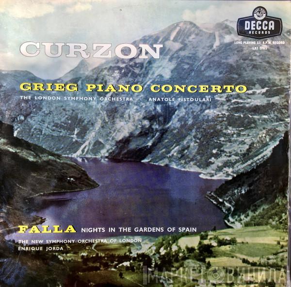 , Clifford Curzon , Enrique Jordá , Edvard Grieg  Manuel De Falla  - Piano Concerto / Nights In The Gardens Of Spain