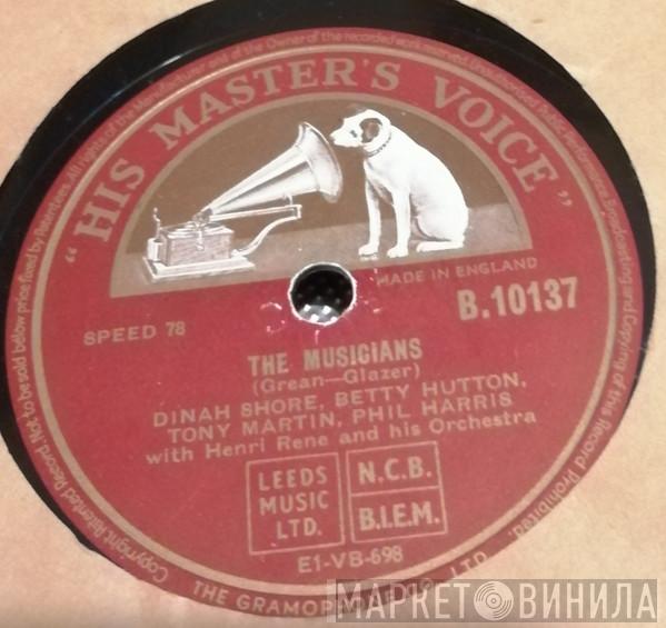 - Dinah Shore - Betty Hutton - Tony Martin   Phil Harris  - The Musicians / How D'Ye Do And Shake Hands