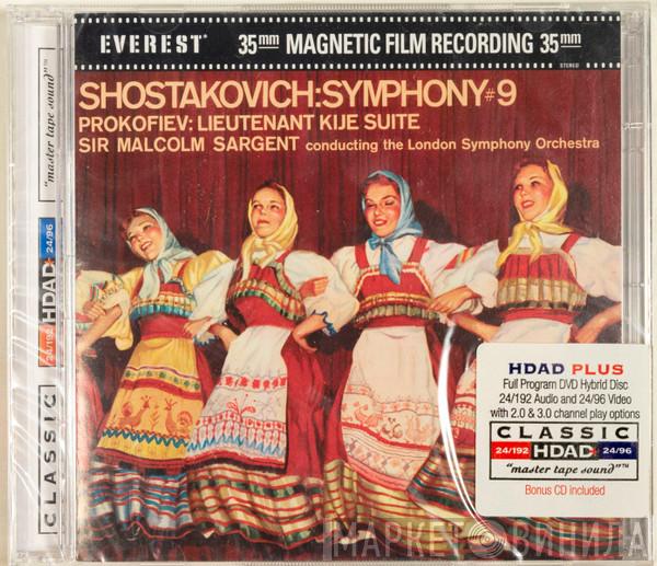 / Dmitri Shostakovich - Sergei Prokofiev Conducting Sir Malcolm Sargent  The London Symphony Orchestra  - Symphony No. 9 / Lieutenant Kije - Suite