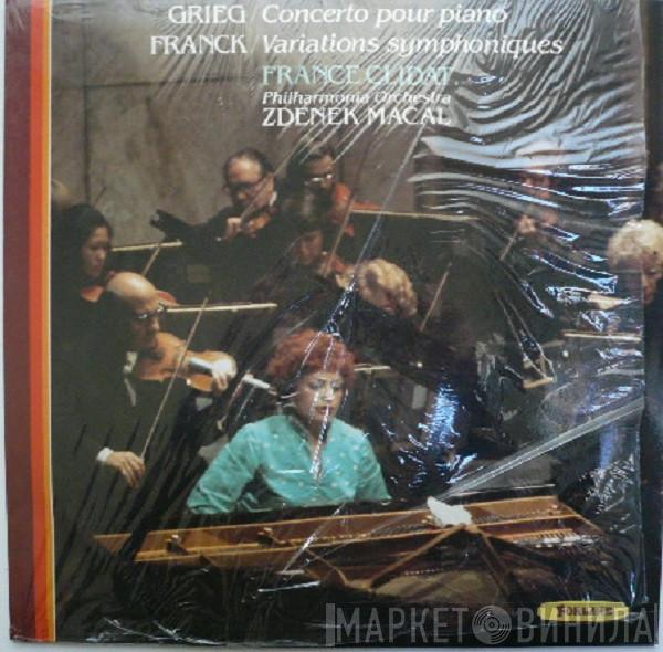 , Edvard Grieg , César Franck , France Clidat , Philharmonia Orchestra  Zdeněk Mácal  - Concerto Pour Piano / Variations Symphoniques