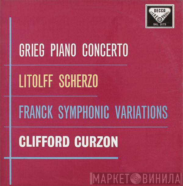 / Edvard Grieg / Henry Litolff , César Franck  Clifford Curzon  - Piano Concerto / Scherzo / Symphonic Variations