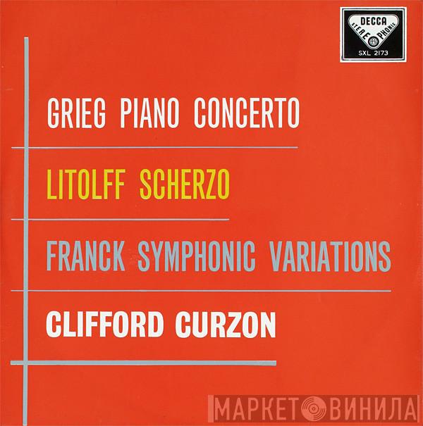 / Edvard Grieg / Henry Litolff , César Franck  Clifford Curzon  - Piano Concerto / Scherzo / Symphonic Variations