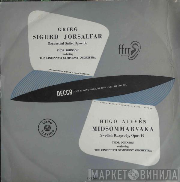 , Edvard Grieg , Hugo Alfvén , Cincinnati Symphony Orchestra  Thor Martin Johnson  - Sigurd Jorsalfar / Midsommarvaka