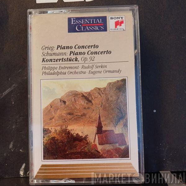 , Edvard Grieg , Robert Schumann , Philippe Entremont , Rudolf Serkin , The Philadelphia Orchestra  Eugene Ormandy  - Piano Concerto / Piano Concerto / Konzertstück, Op. 92
