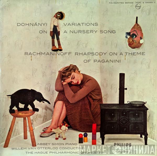 / Ernst von Dohnányi – Sergei Vasilyevich Rachmaninoff Piano, Abbey Simon Conducting Willem Van Otterloo  The Hague Philharmonic  - Variations On A Nursery Song / Rhapsody On A Theme Of Paganini