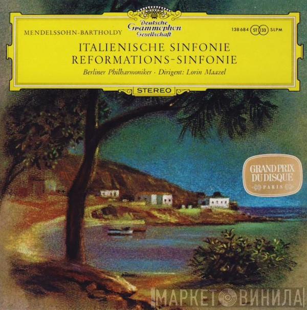 - Felix Mendelssohn-Bartholdy , Berliner Philharmoniker  Lorin Maazel  - Italienische Sinfonie / Reformations-Sinfonie