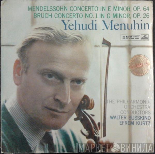 / Felix Mendelssohn-Bartholdy ; Max Bruch , The Yehudi Menuhin , Philharmonia Orchestra , Walter Susskind  Efrem Kurtz  - Concerto In E Minor, Op. 64 / Concerto No.1 In G Minor, Op. 26