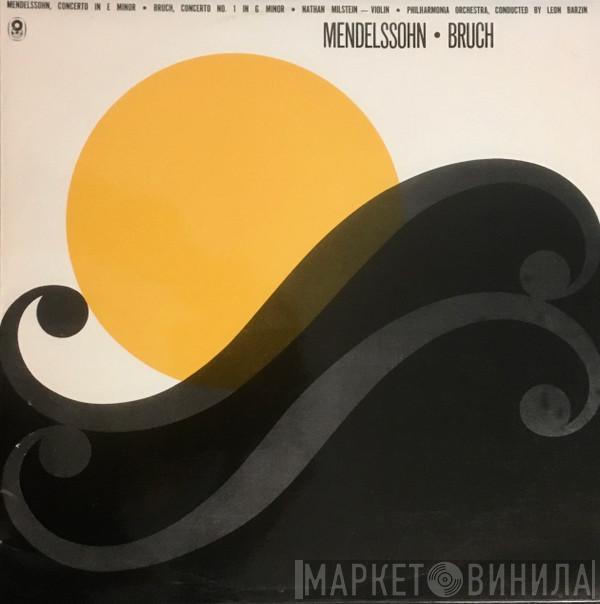 / Felix Mendelssohn-Bartholdy / Max Bruch Violin / Nathan Milstein Conducted By Philharmonia Orchestra  Leon Barzin  - Concerto In E Minor / Concerto No. 1 In G Minor