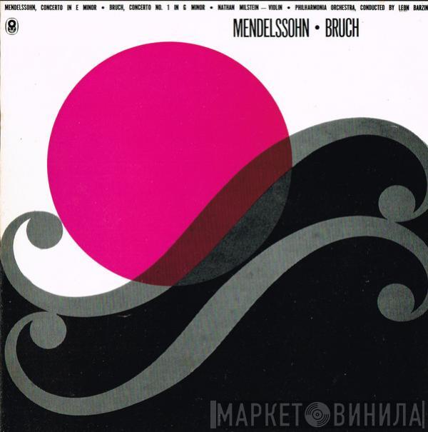 / Felix Mendelssohn-Bartholdy / Max Bruch Violin / Nathan Milstein Conducted By Philharmonia Orchestra  Leon Barzin  - Concerto In E Minor / Concerto No. 1 In G Minor