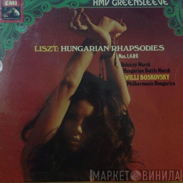 , Franz Liszt , Willi Boskovsky  Philharmonia Hungarica  - Hungarian Rhapsodies Nos. 1, 4 & 6 / Ráckóczy March / Hungarian Battle March