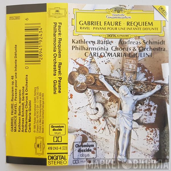 / Gabriel Fauré - Maurice Ravel , Kathleen Battle , Andreas Schmidt  , Philharmonia Chorus , Philharmonia Orchestra  Carlo Maria Giulini  - Requiem / Pavane Pour Une Infante Défunte