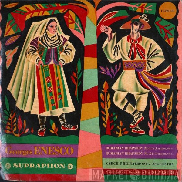 , George Enescu Conductor: The Czech Philharmonic Orchestra  Constantin Silvestri  - Rumanian Rhapsody No 1 In A Major, Op. 11 / Rumanian Rhapsody No 2 In D Major, Op. 11