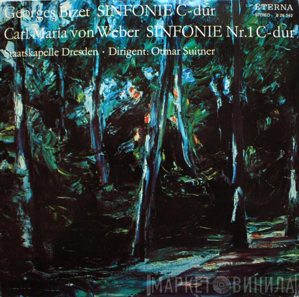 / Georges Bizet , Carl Maria von Weber , Staatskapelle Dresden  Otmar Suitner  - Sinfonie C-dur / Sinfonie Nr.1 C-dur