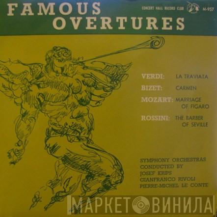 / Georges Bizet / Wolfgang Amadeus Mozart / Giuseppe Verdi  Gioacchino Rossini  - Famous Overtures