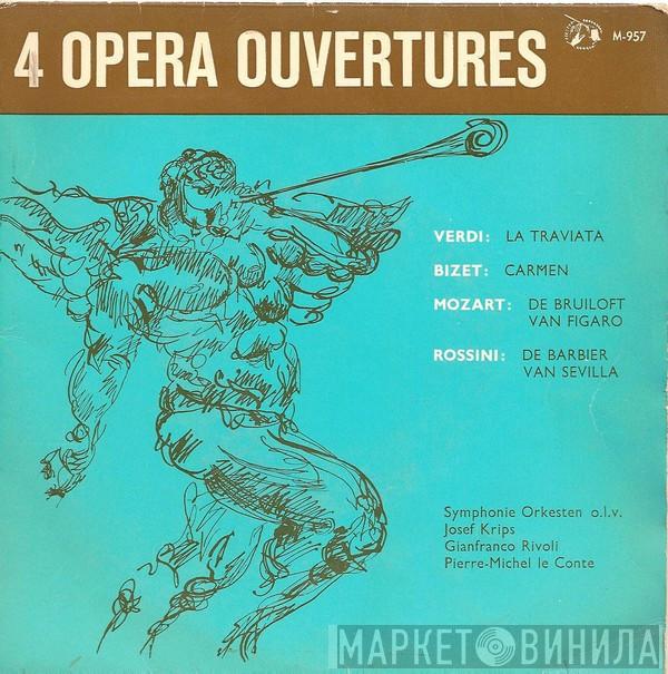 / Giuseppe Verdi / Georges Bizet / Wolfgang Amadeus Mozart  Gioacchino Rossini  - 4 Opera Ouvertures