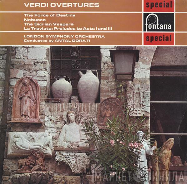 , Giuseppe Verdi , The London Symphony Orchestra  Antal Dorati  - Overtures - The Force Of Destiny / Nabucco / The Sicilian Vespers / La Traviata: Preludes To Acts I And III