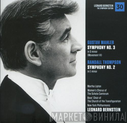/ Gustav Mahler - Randall Thompson , The New York Philharmonic Orchestra  Leonard Bernstein  - Symphony No. 3 (Movement VI) / Symphony No. 2