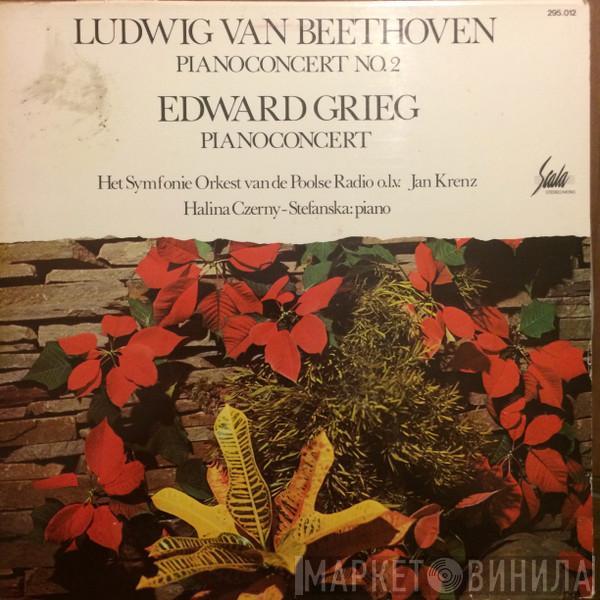 , Halina Czerny-Stefańska , Ludwig van Beethoven , Edvard Grieg , Wielka Orkiestra Symfoniczna Polskiego Radia  Jan Krenz  - Piano Concerto No. 2 In B Flat Major / Piano Concerto In A Minor