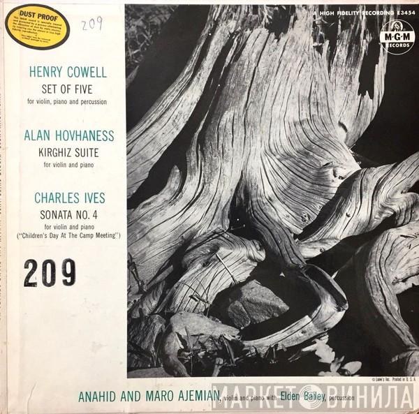 , Henry Cowell , Alan Hovhaness  Charles Ives  - Set Of Five / Kirgiz Suite / Sonata No. 4
