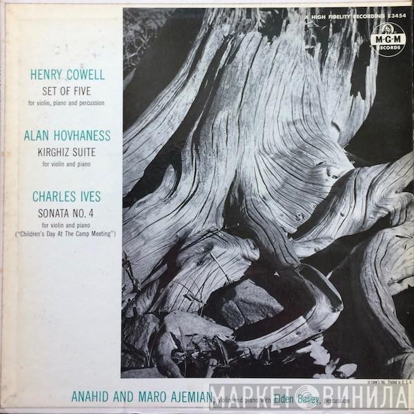 , Henry Cowell , Alan Hovhaness  Charles Ives  - Set Of Five / Kirgiz Suite / Sonata No. 4