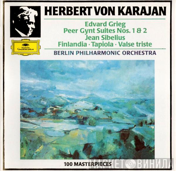 , Herbert von Karajan / Edvard Grieg , Jean Sibelius  Berliner Philharmoniker  - Peer Gynt Suites Nos. 1 & 2 / Finlandia · Tapiola · Valse Triste