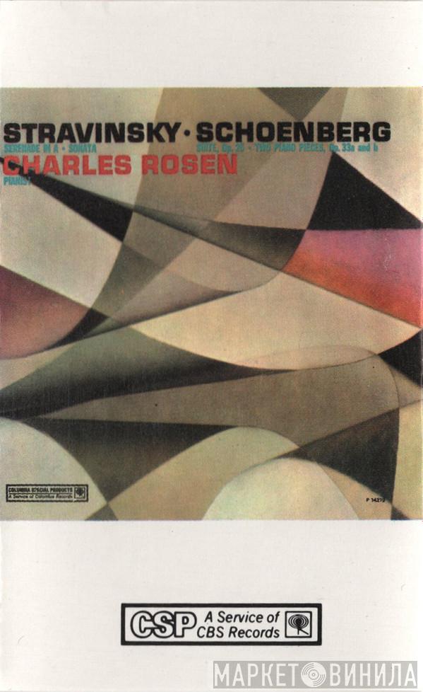 , Igor Stravinsky , Arnold Schoenberg  Charles Rosen  - Stravinsky: Serenade In A ・ Sonata / Schoenberg: Suite, Op. 25 ・ Two Piano Pieces, Op. 33a And b