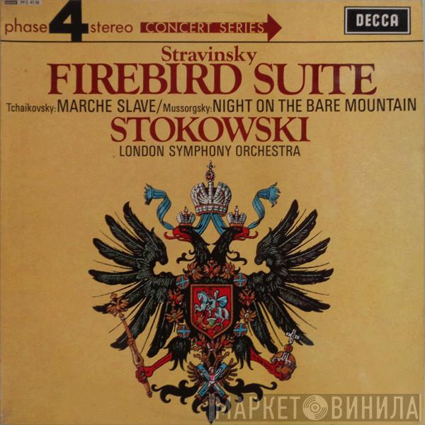 / Igor Stravinsky / Pyotr Ilyich Tchaikovsky - Modest Mussorgsky , Leopold Stokowski  The London Symphony Orchestra  - Firebird Suite / Marche Slave / Night On The Bare Mountain
