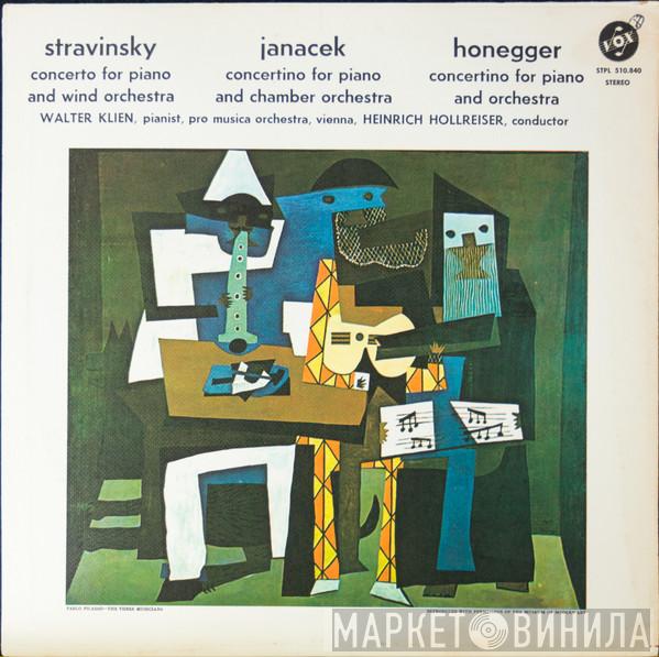 / Igor Stravinsky / Leoš Janáček - Arthur Honegger , Walter Klien , Vienna Pro Musica Orchestra  Heinrich Hollreiser  - Piano Concertos