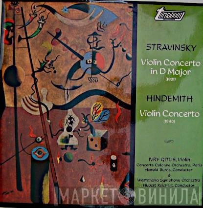 / Igor Stravinsky  Paul Hindemith  - Violin Concerto In D Major / Violin Concerto