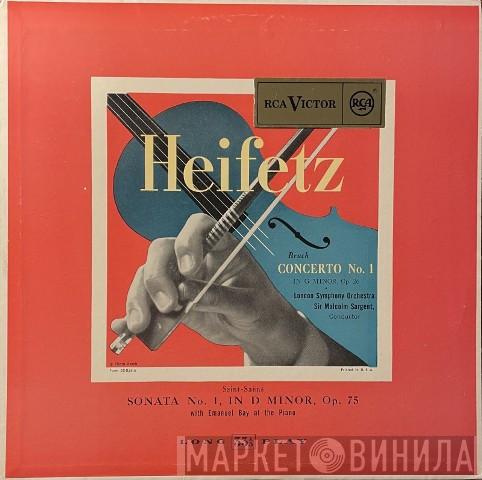 , Jascha Heifetz , The London Symphony Orchestra , Sir Malcolm Sargent , Max Bruch  Camille Saint-Saëns  - Bruch, Concerto No. 1 In G Minor, Op. 26 / Saint-Saëns, Sonata No. 1 In D Minor, Op. 75