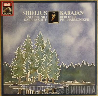 , Jean Sibelius , Herbert von Karajan  Berliner Philharmoniker  - Sinfonie Nr.1 / Karelia Suite