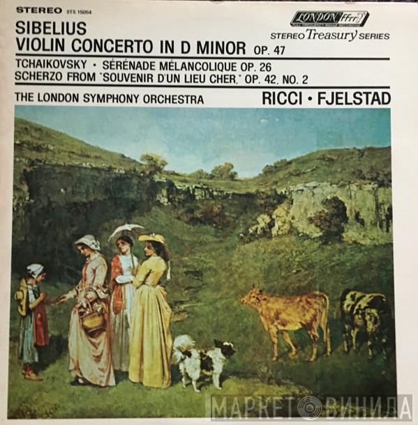 / Jean Sibelius , Pyotr Ilyich Tchaikovsky ∙ The London Symphony Orchestra ∙ Ruggiero Ricci  Øivin Fjeldstad  - Violin Concerto / Serenade Melancolique ∙ Scherzo